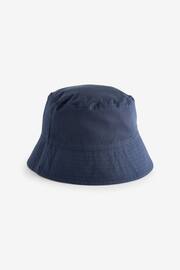 Navy Tie Dye Reversible Bucket Hat - Image 6 of 7