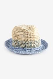 Blue Ombre Trilby Hat - Image 4 of 5