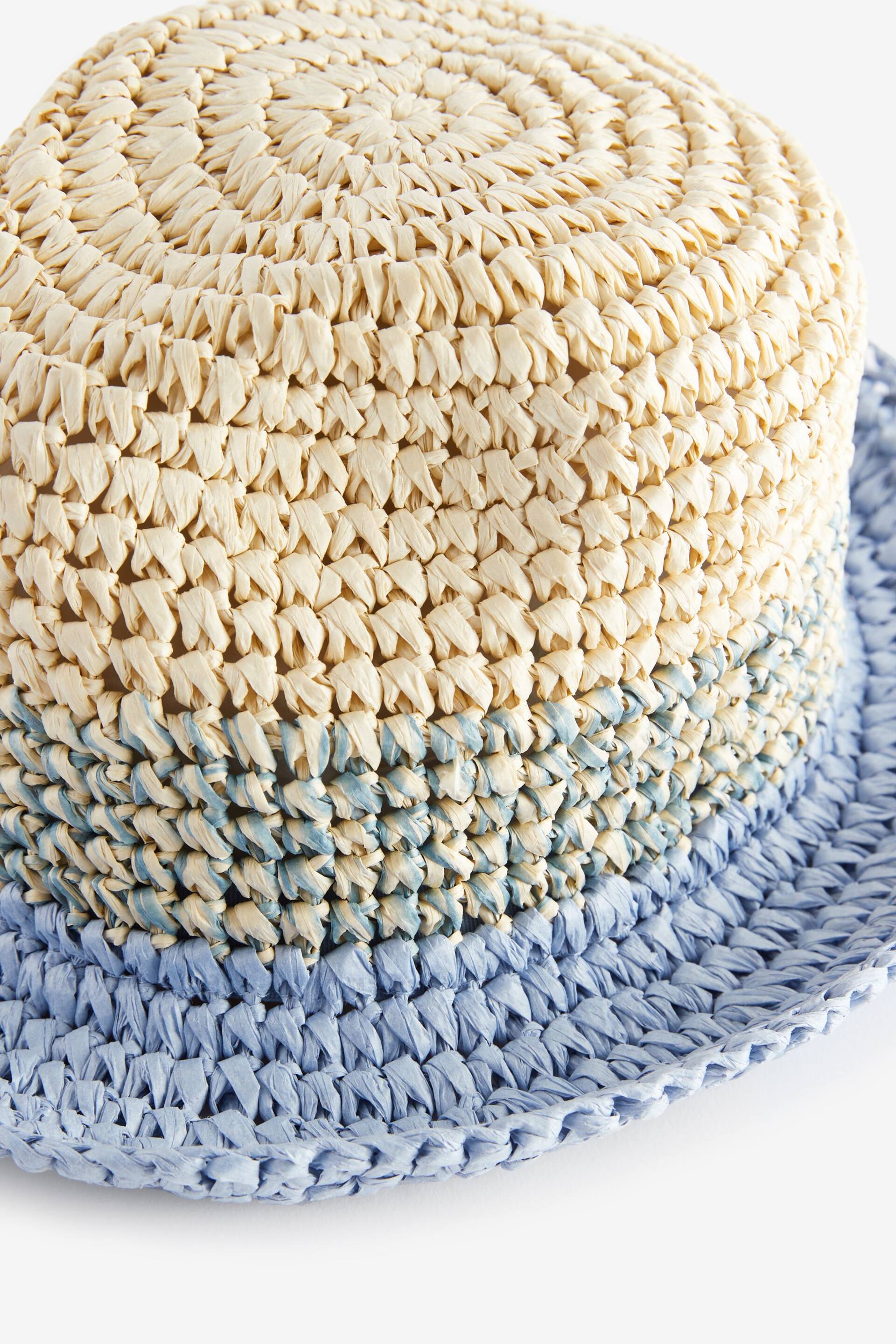 Blue Ombre Trilby Hat - Image 5 of 5