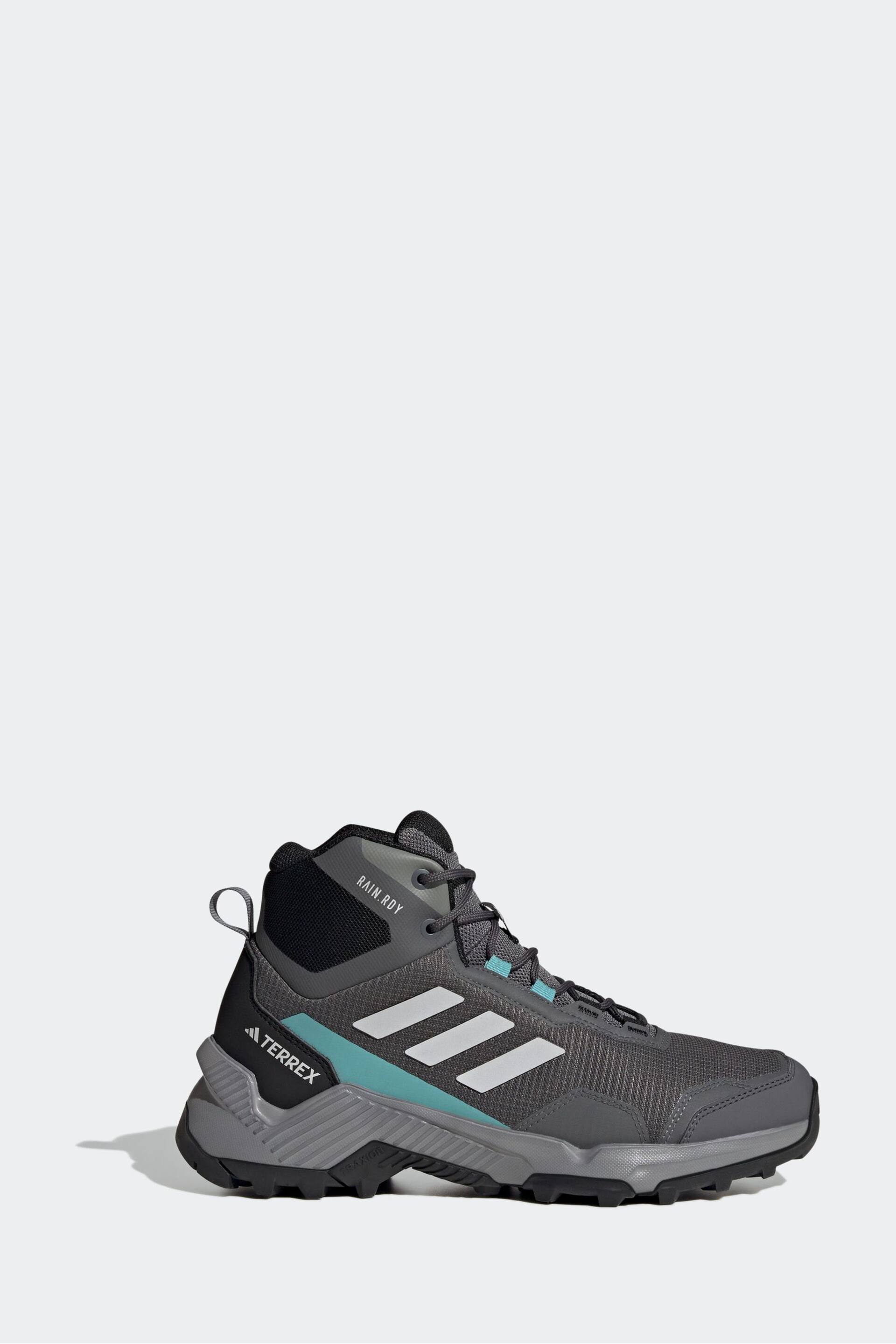 adidas Grey Eastrail 2.0 Mid Rain.Rdy Hiking Trainers - Image 1 of 9