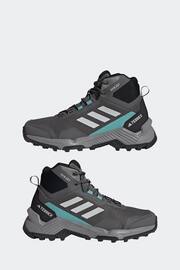 adidas Grey Eastrail 2.0 Mid Rain.Rdy Hiking Trainers - Image 5 of 9