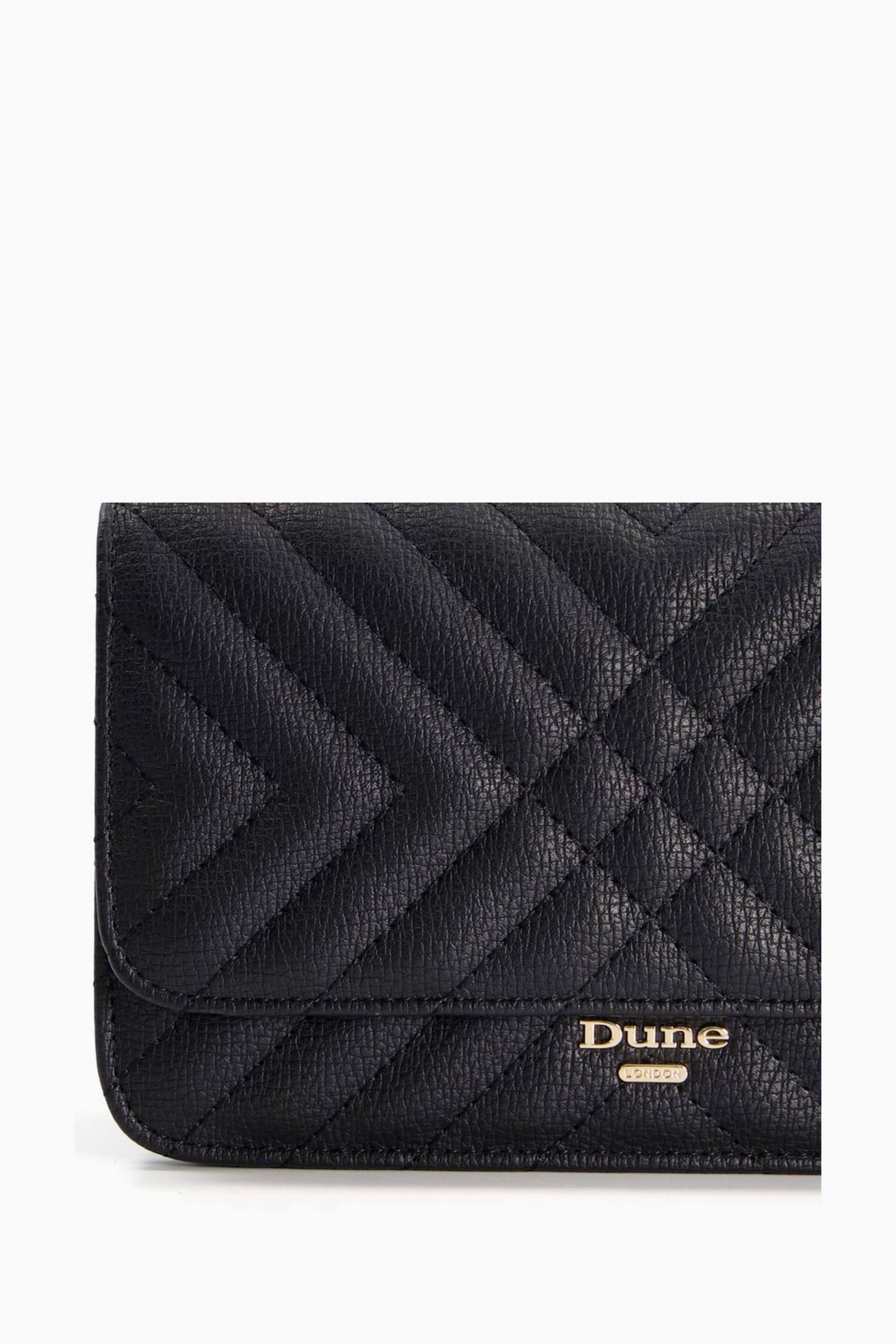 Dune London Black Edorchie Quilted Shoulder Bag - Image 6 of 6