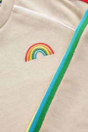 Little Bird by Jools Oliver Stone Rainbow Crew Neck Sweatshirt - Image 7 of 7