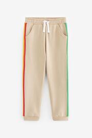 Little Bird by Jools Oliver Stone Rainbow Striped Joggers - Image 6 of 9