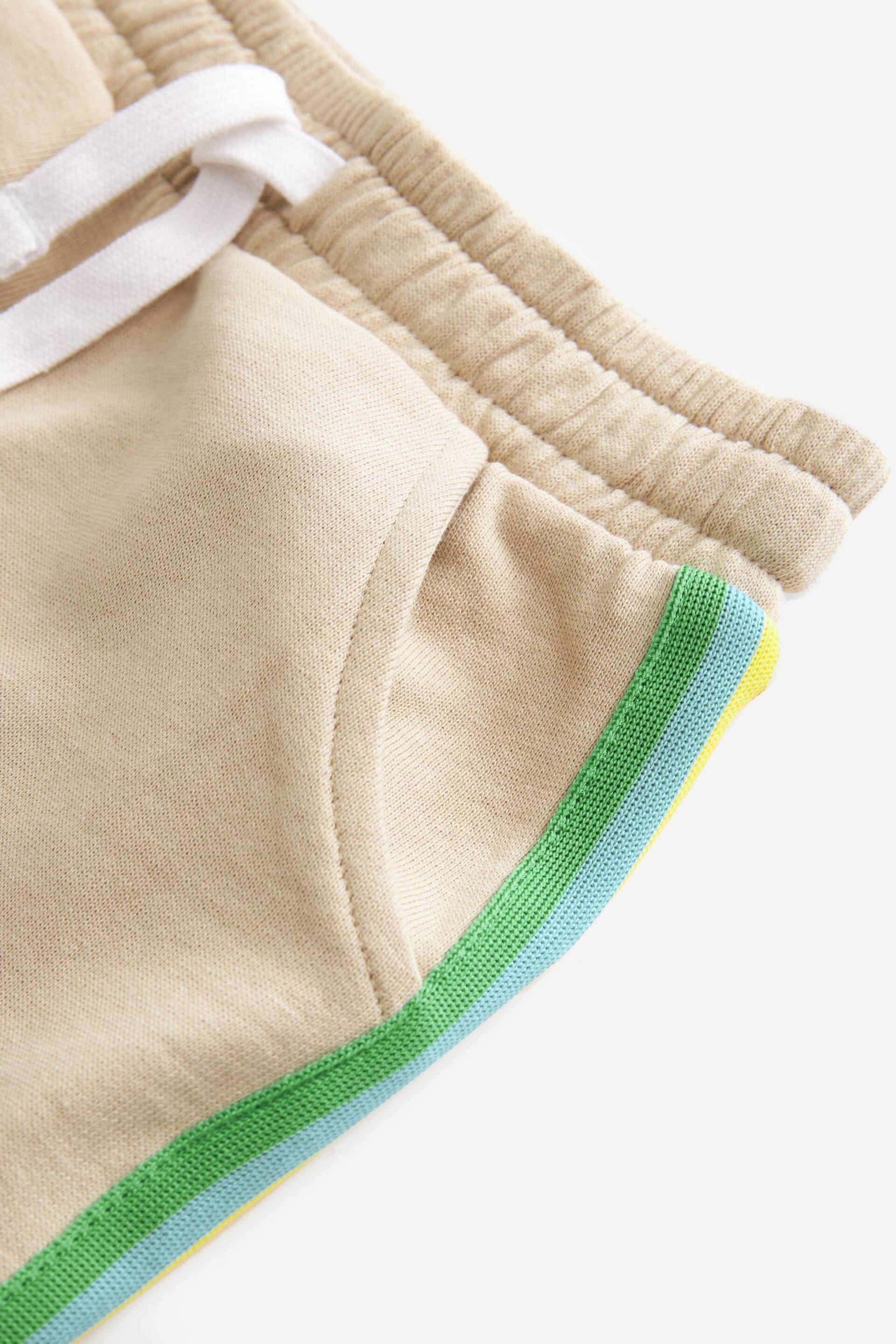 Little Bird by Jools Oliver Stone Rainbow Striped Joggers - Image 9 of 9