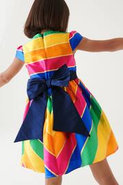 Little Bird by Jools Oliver Multi Multicoloured Striped Party Dress - Image 3 of 8