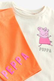 Orange Peppa Pig Short Sleeve T-Shirt and Cycle Short Set (3mths-7yrs) - Image 6 of 6