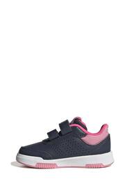 adidas Black/Pink Infant Tensaur Sport 2.0 I Trainers - Image 2 of 9