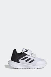 adidas White/Black Infant Sportswear Tensaur Run Trainers - Image 1 of 8