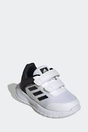 adidas White/Black Infant Sportswear Tensaur Run Trainers - Image 2 of 8