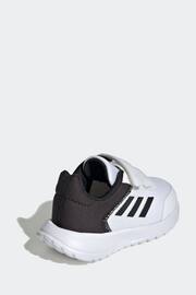 adidas White/Black Infant Sportswear Tensaur Run Trainers - Image 3 of 8