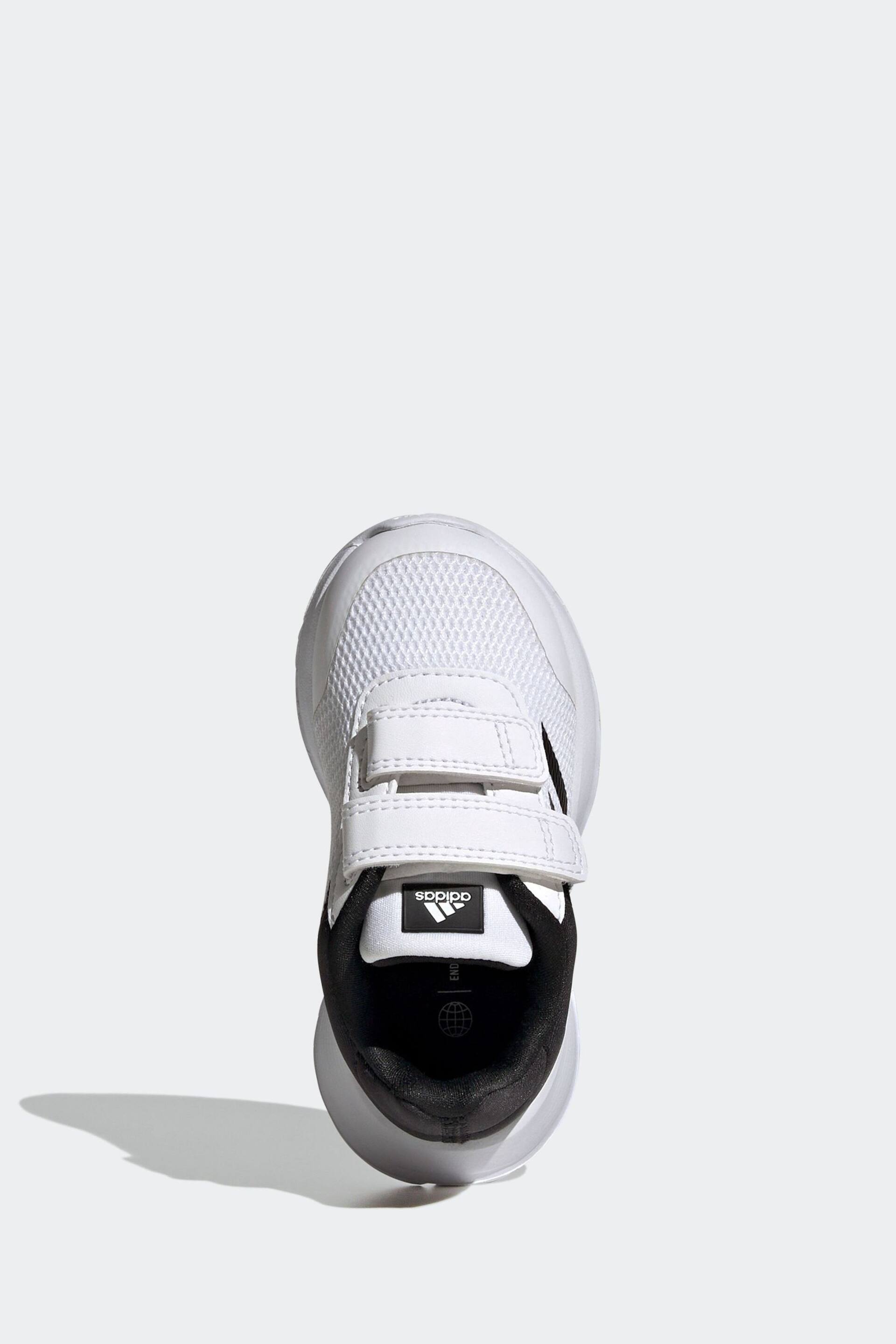 adidas White/Black Infant Sportswear Tensaur Run Trainers - Image 5 of 8