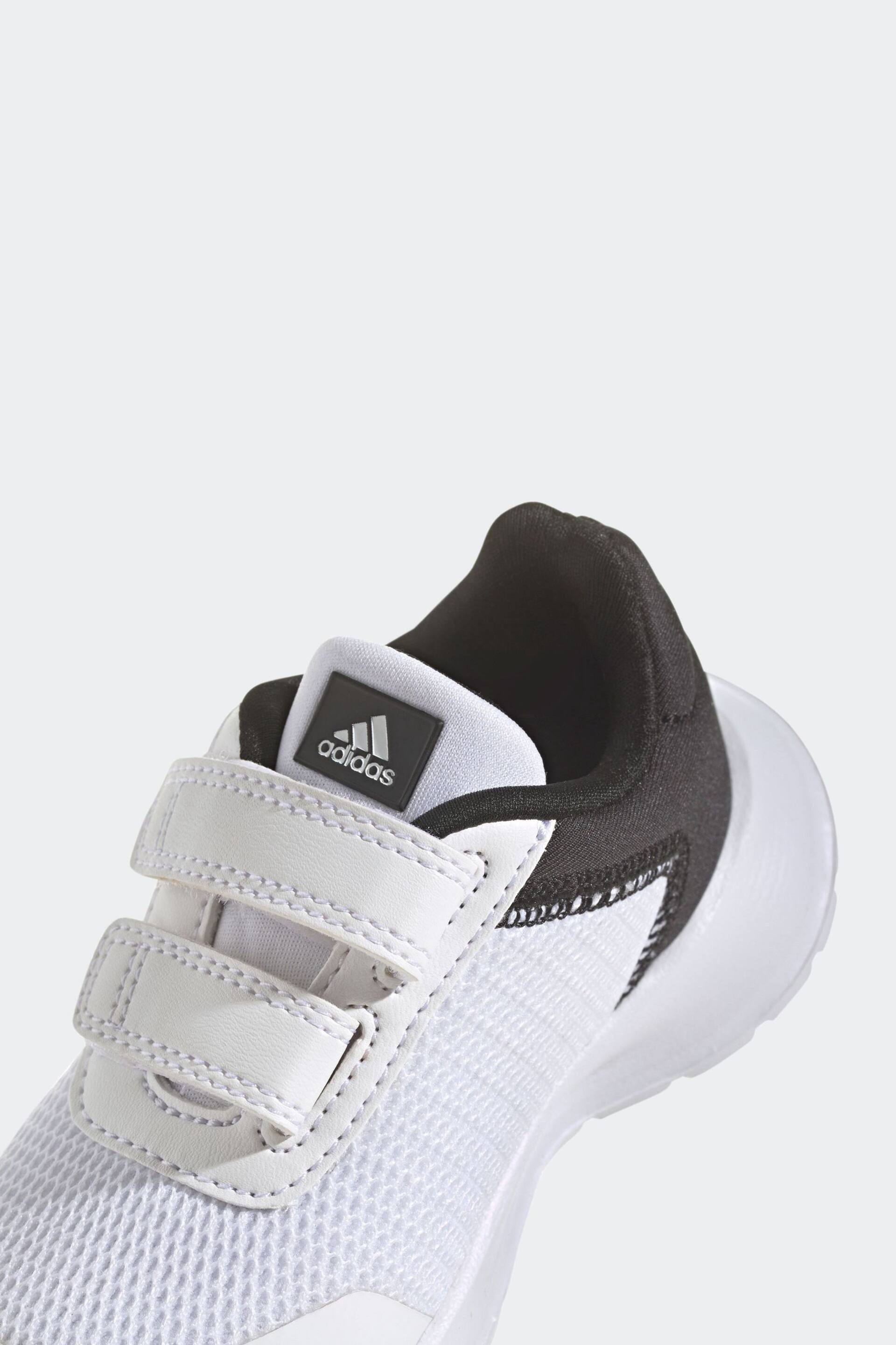 adidas White/Black Infant Sportswear Tensaur Run Trainers - Image 7 of 8
