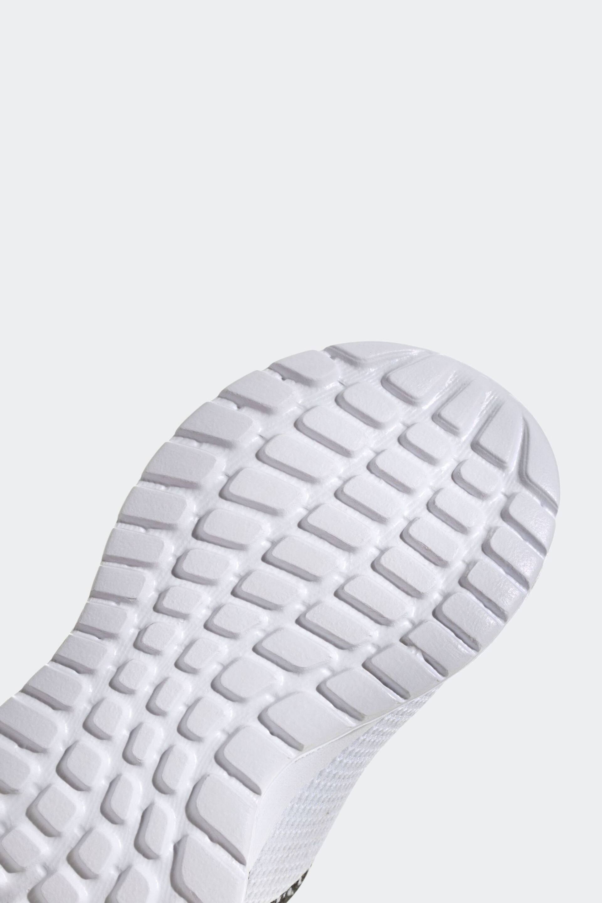 adidas White/Black Infant Sportswear Tensaur Run Trainers - Image 8 of 8