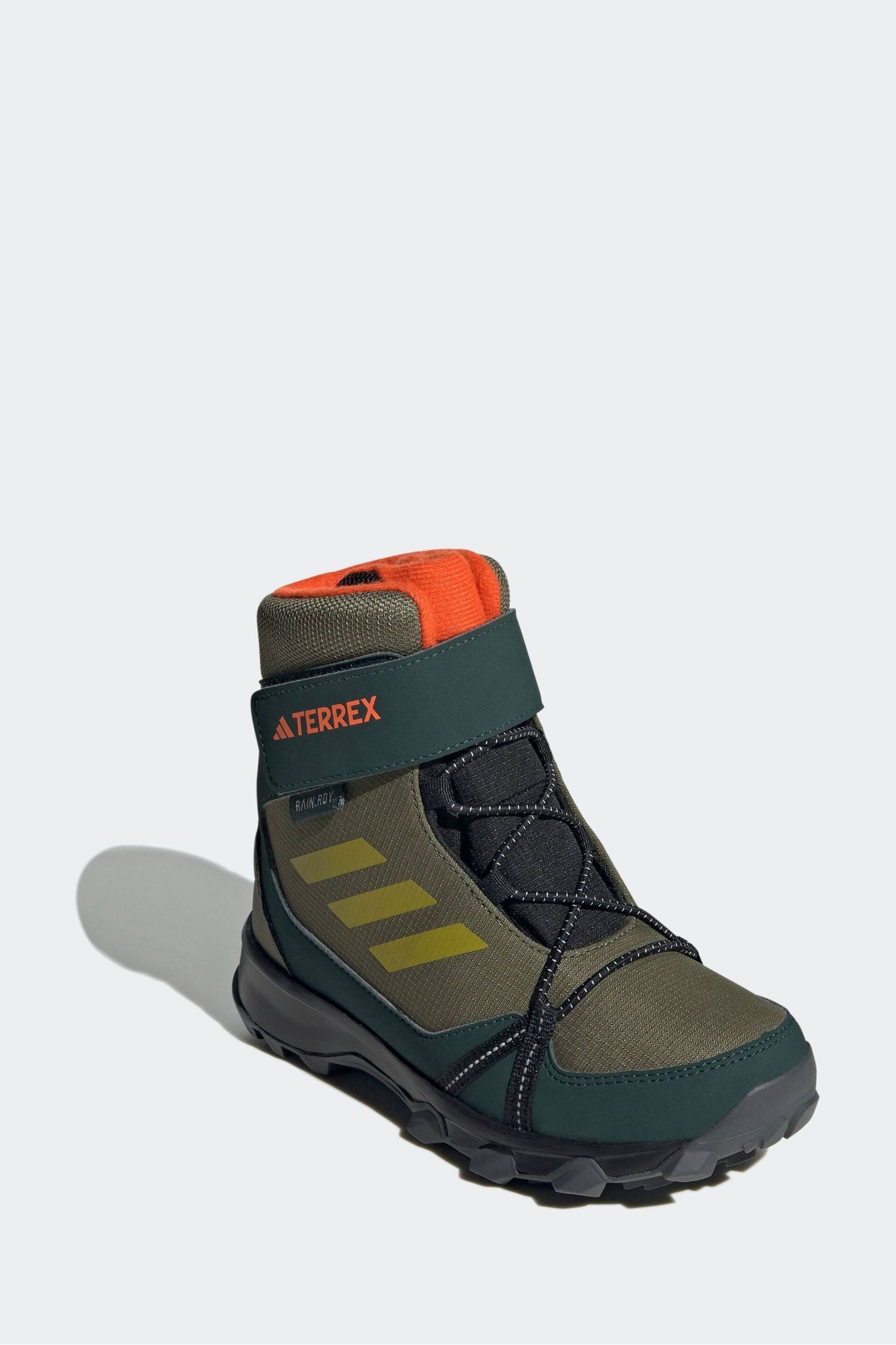 adidas Green Terrex Snow Hook-And-Loop Cold.Rdy Winter Boots - Image 3 of 9