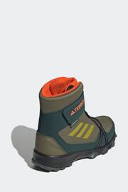 adidas Green Terrex Snow Hook-And-Loop Cold.Rdy Winter Boots - Image 4 of 9