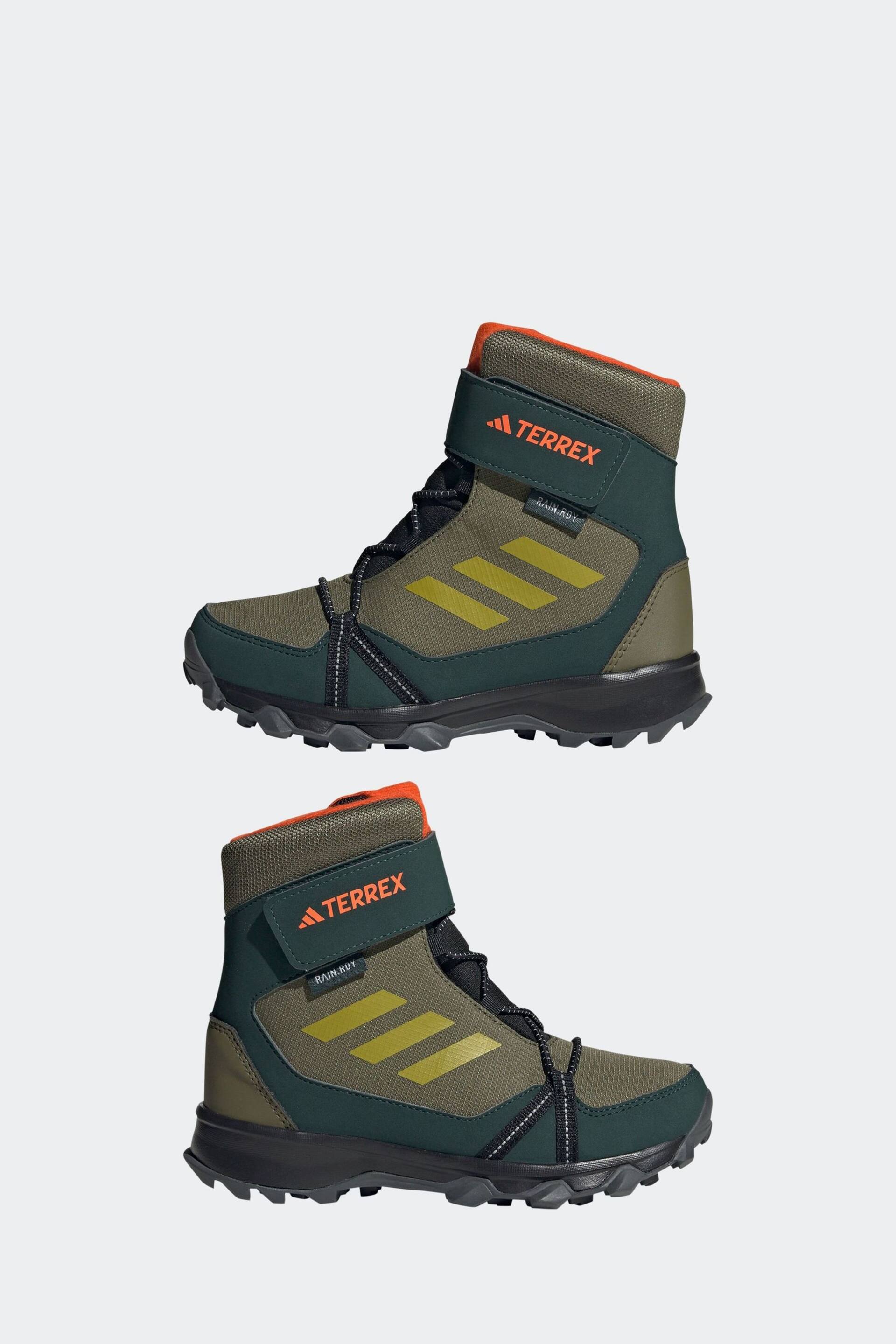 adidas Green Terrex Snow Hook-And-Loop Cold.Rdy Winter Boots - Image 5 of 9
