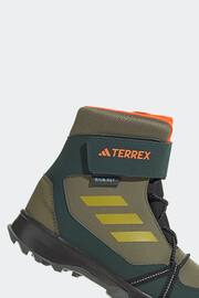 adidas Green Terrex Snow Hook-And-Loop Cold.Rdy Winter Boots - Image 8 of 9