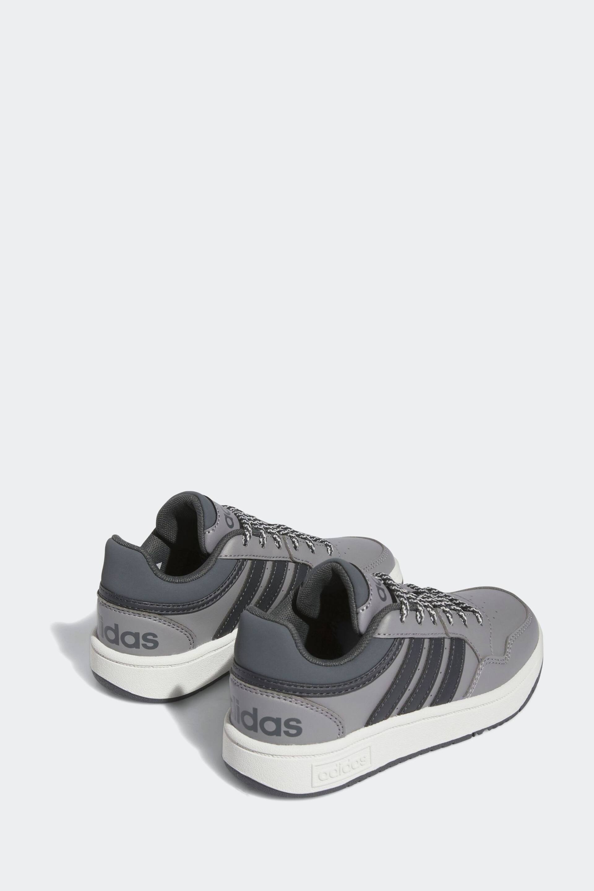 adidas Grey Hoops Trainers - Image 4 of 6