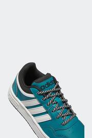 adidas Green Hoops Trainers - Image 5 of 5