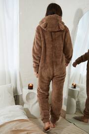 Threadbare Brown Teddy All-In-One - Image 2 of 4