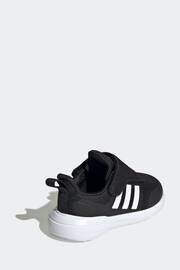 adidas Black/White Sportswear Fortarun 2.0 Trainers - Image 4 of 9
