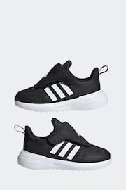 adidas Black/White Sportswear Fortarun 2.0 Trainers - Image 5 of 9