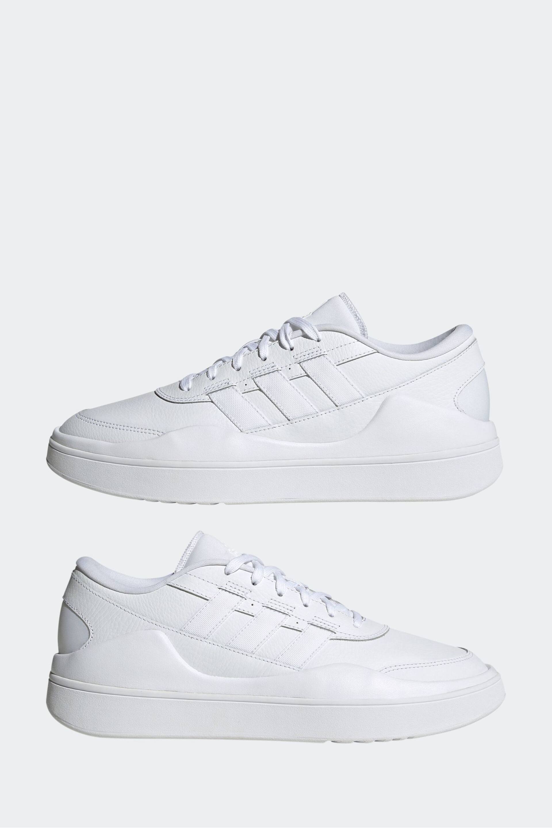adidas White Sportswear Osade Trainers - Image 5 of 8