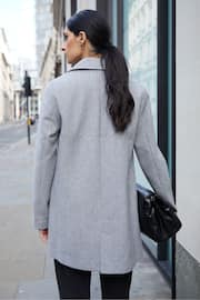 Threadbare Grey Single Breasted Formal Coat - Image 3 of 5