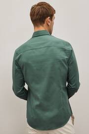 Seafoam Green Slim Fit Easy Iron Button Down Oxford Shirt - Image 3 of 8