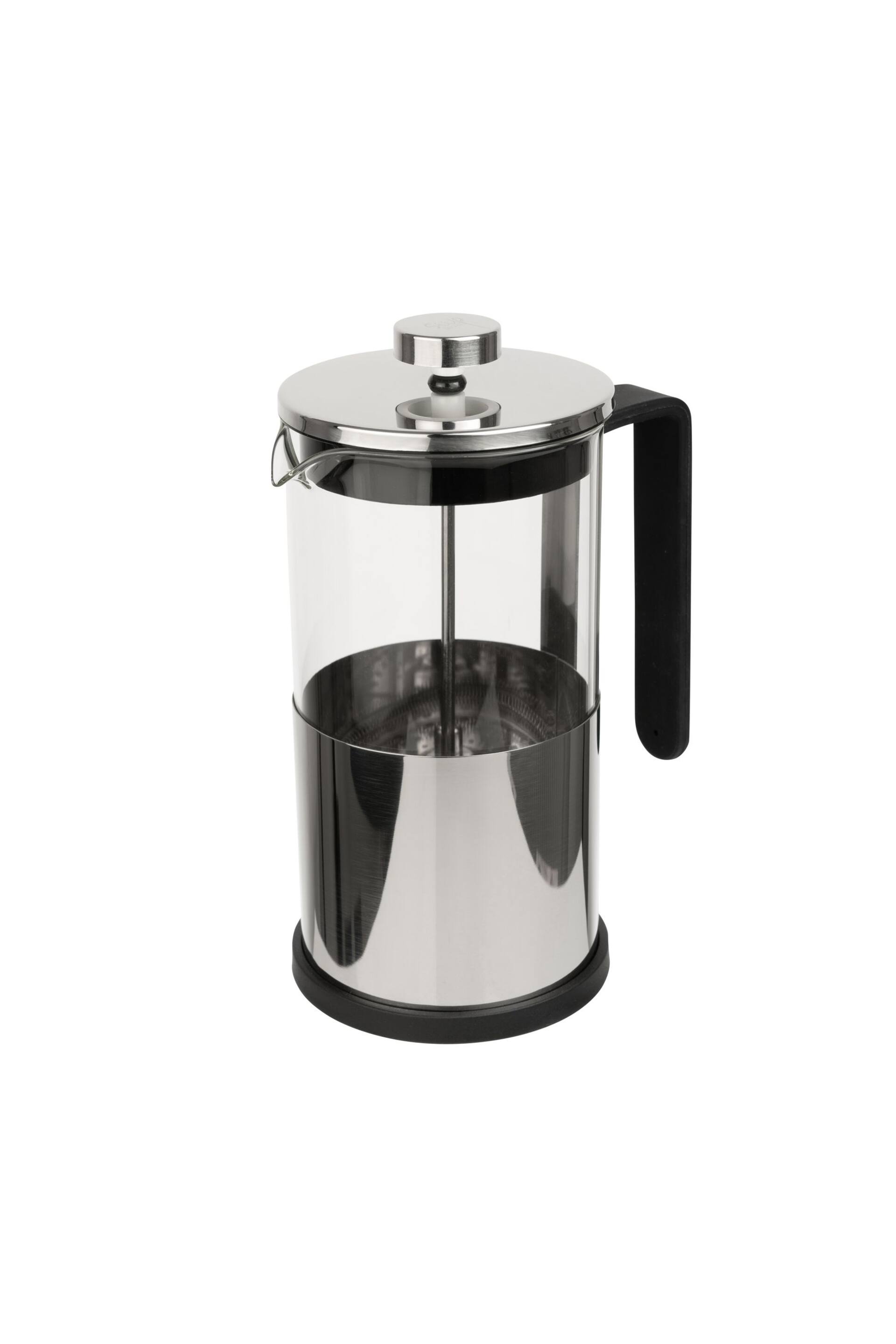 SIIP Silver 8 Cup Glass Cafetiere - Image 3 of 4