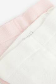 Pink/White Baby Tights 2 Pack (0mths-2yrs) - Image 4 of 4