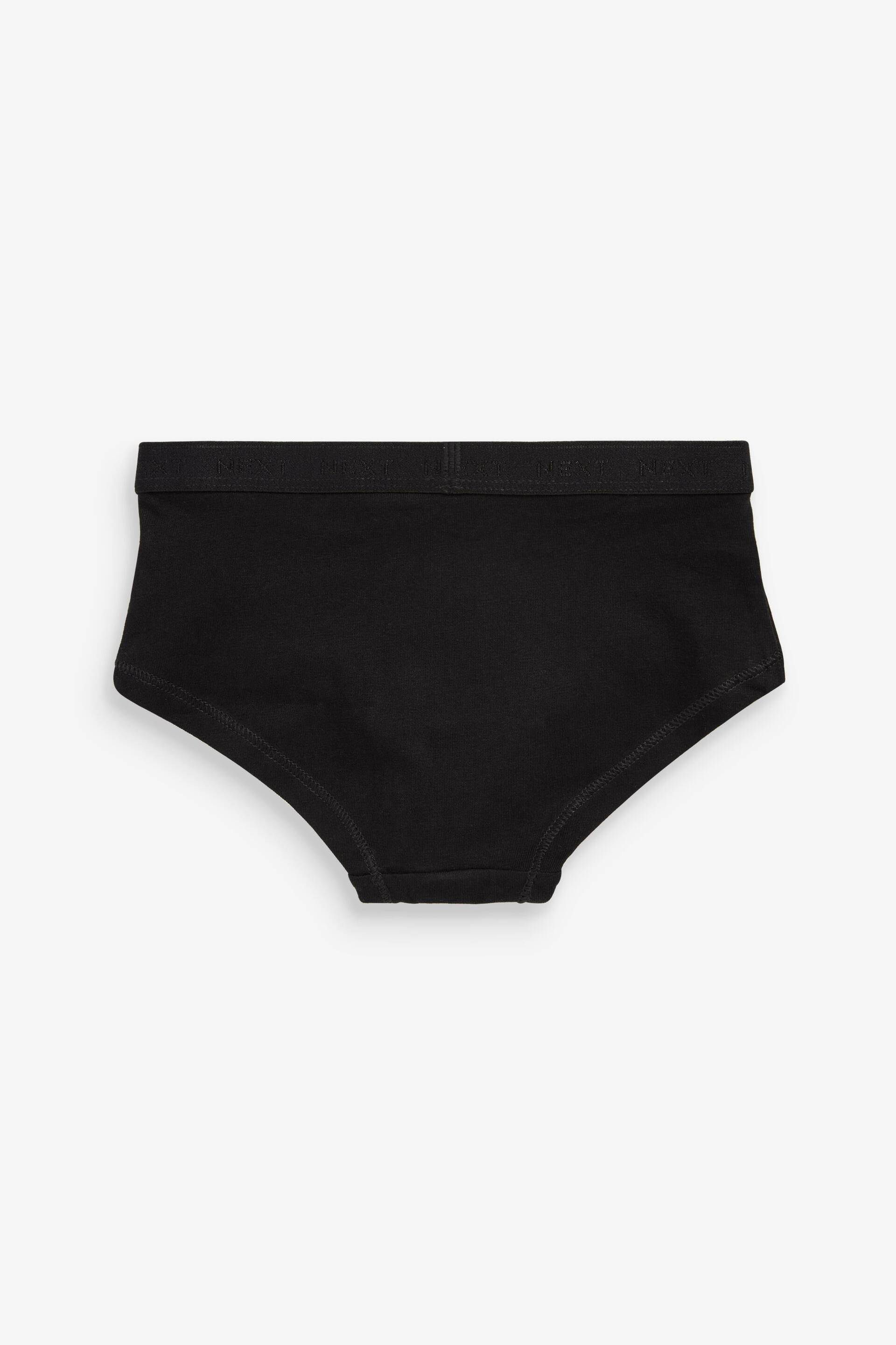 Black/White Hipster Briefs 7 Pack (2-16yrs) - Image 5 of 6