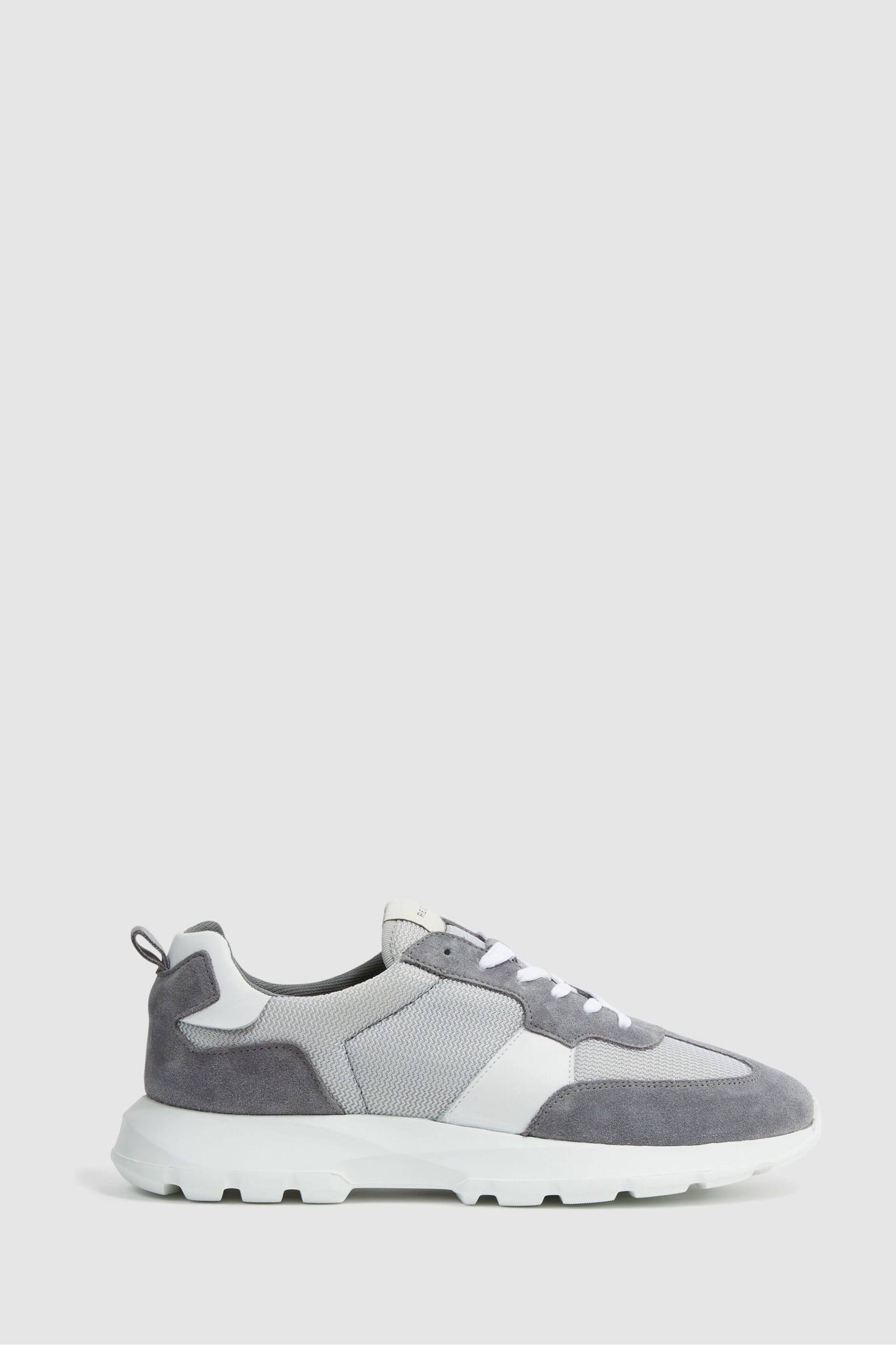 Reiss Grey Evo Lite Running Trainers - Image 1 of 5