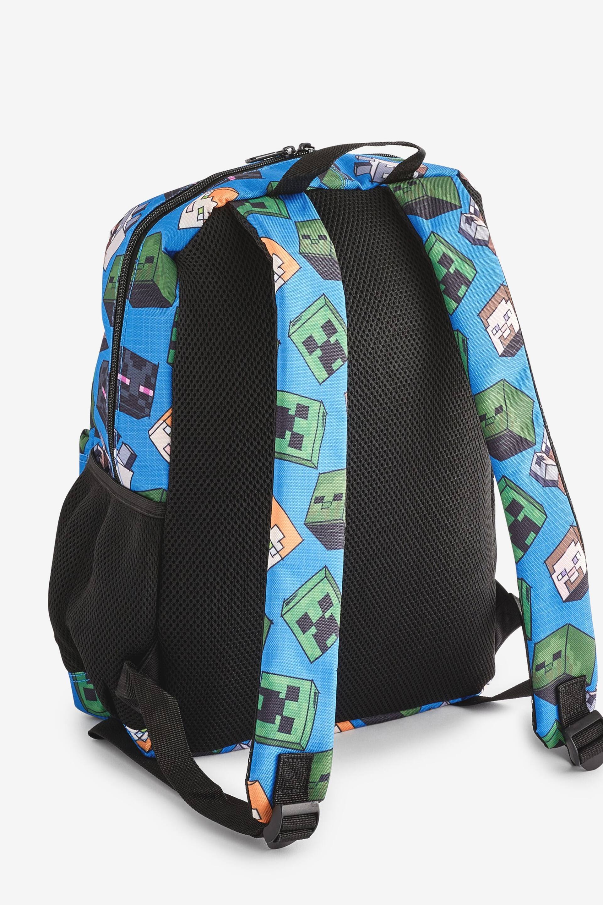 Minecraft Blue Backpack - Image 5 of 5