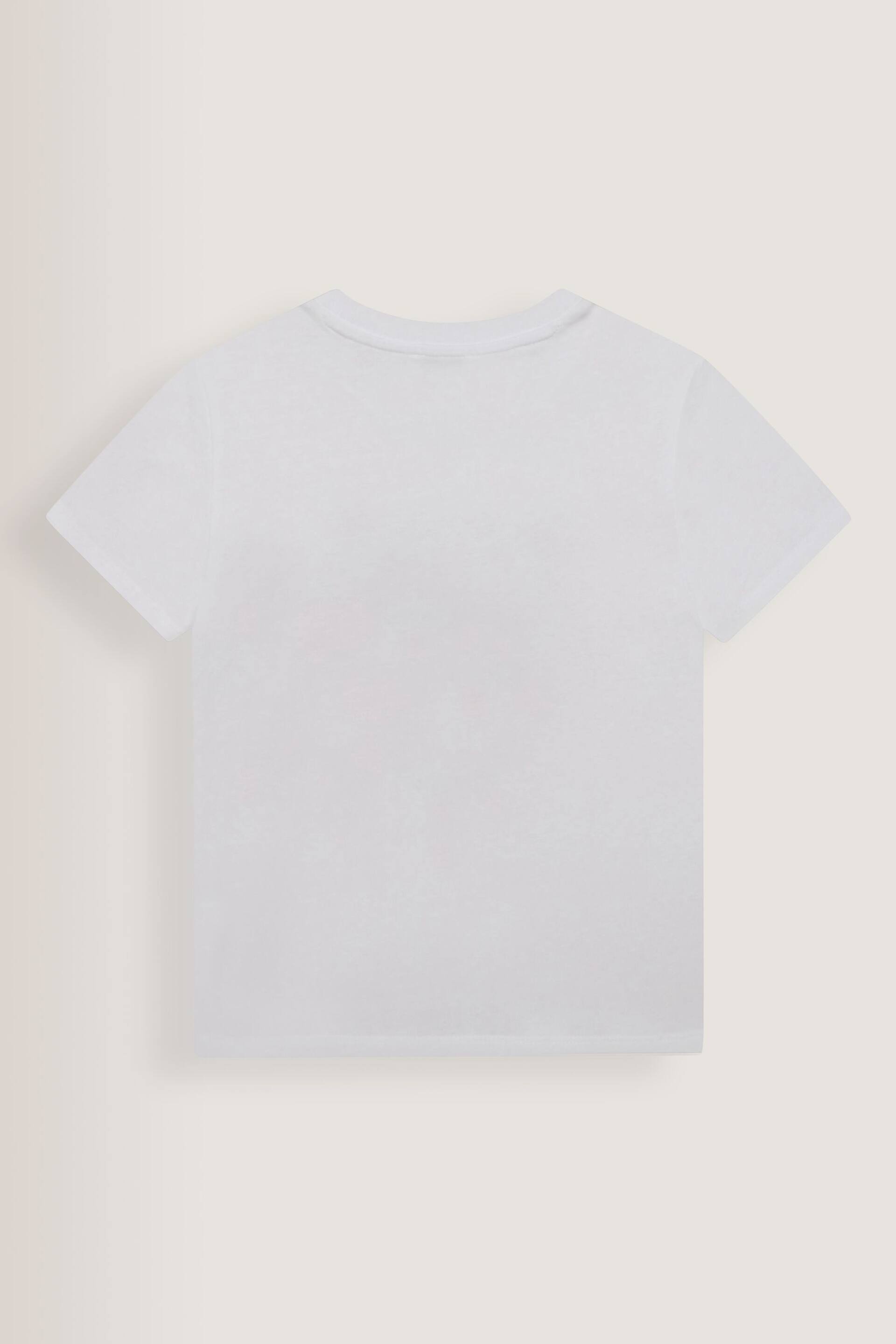 KENZO KIDS Tiger Multi/White Print Logo T-Shirt - Image 2 of 2