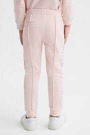 Reiss Soft Pink Maria Senior Sequin Joggers - Image 5 of 6