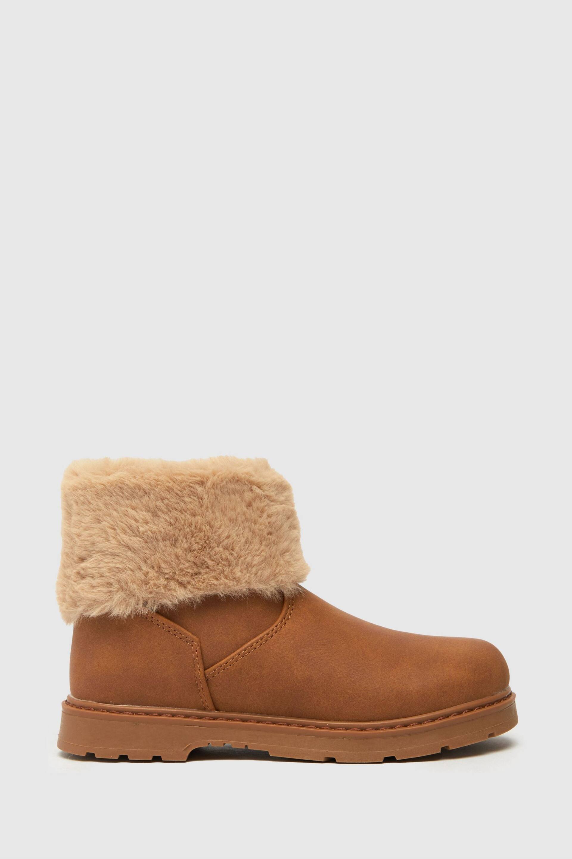 Schuh Charisma Natural Faux Fur Boots - Image 1 of 4