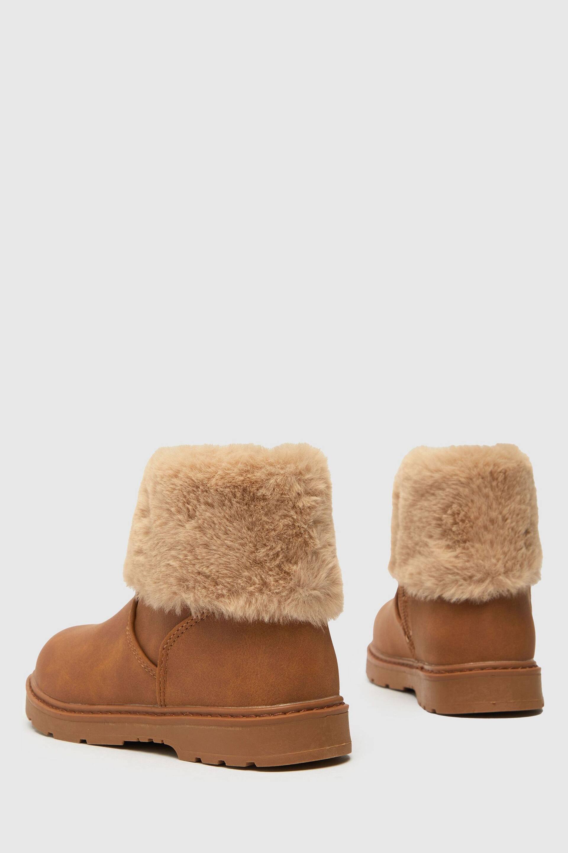 Schuh Charisma Natural Faux Fur Boots - Image 3 of 4