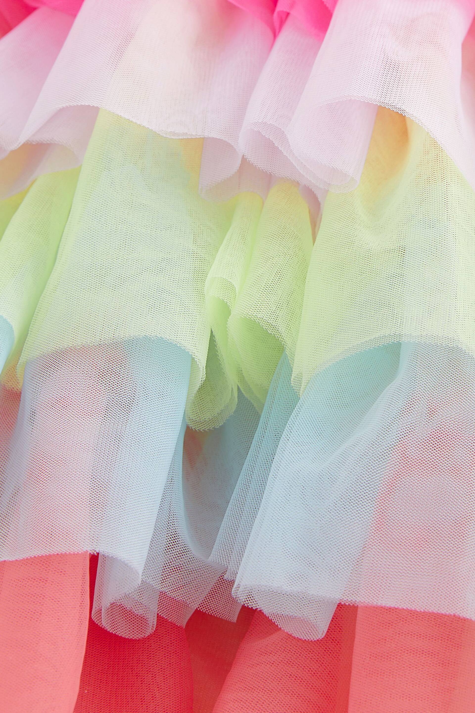Rainbow Tiered Mesh Skirt (3-16yrs) - Image 7 of 7