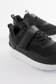 Black Standard Fit (F) Single Strap Trainers - Image 4 of 5