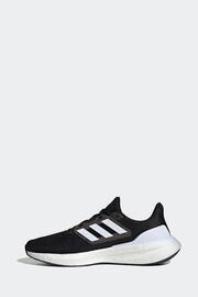adidas Black/White Pureboost 23 Trainer - Image 2 of 9