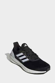 adidas Black/White Pureboost 23 Trainer - Image 3 of 9