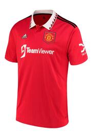 adidas Red B. Fernandes - 8 Manchester United 22/23 Home Adult Jersey - Image 2 of 3