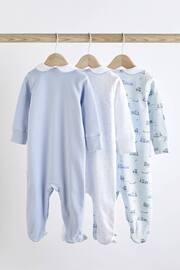 White Baby Sleepsuits 3 Pack (0-2yrs) - Image 2 of 15