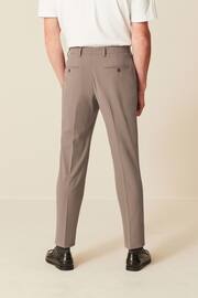 Taupe Skinny Fit Motionflex Stretch Suit: Trousers - Image 4 of 11