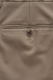Taupe Skinny Fit Motionflex Stretch Suit: Trousers - Image 8 of 11