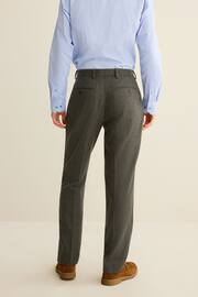 Green Regular Fit Trimmed Check Suit: Trousers - Image 3 of 10