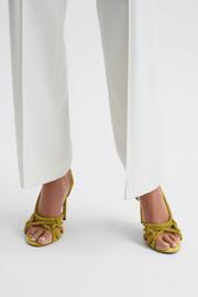 Reiss Yellow Eryn Embellished Heeled Sandals - Image 2 of 6