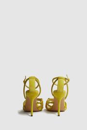 Reiss Yellow Eryn Embellished Heeled Sandals - Image 5 of 6